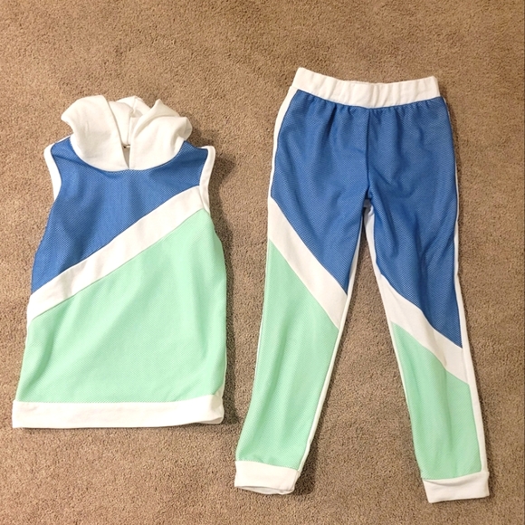 Mesh Inset Sweatsuit - Picture 2 of 2